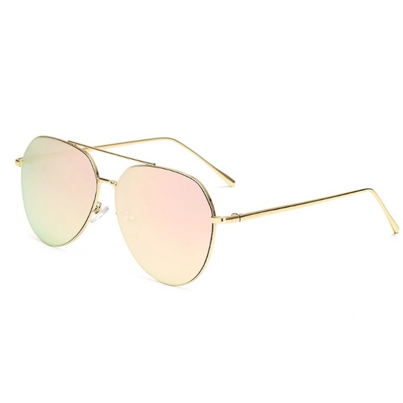 Pink Mirror Sunglasses - Picture 6 of 7